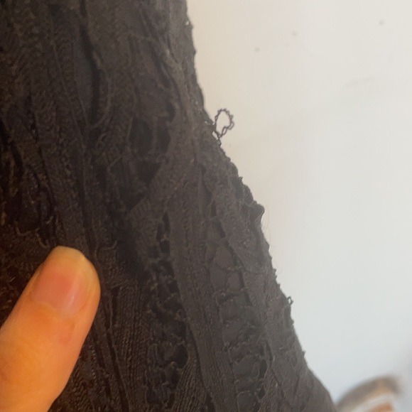 Elegant Boho Black Crochet Halter Maxi - Picture 3 of 7